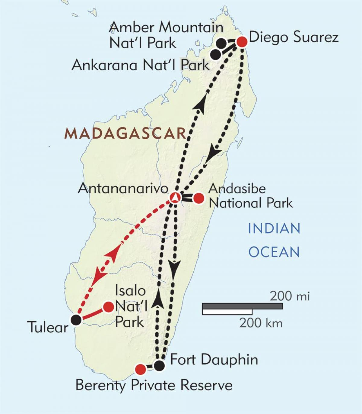 антананариву, Мадагаскар карта