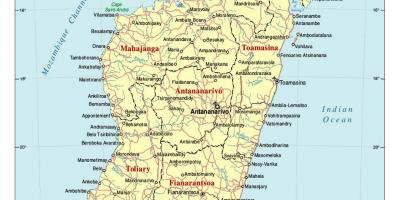 Детаљна карта са Мадагаскара